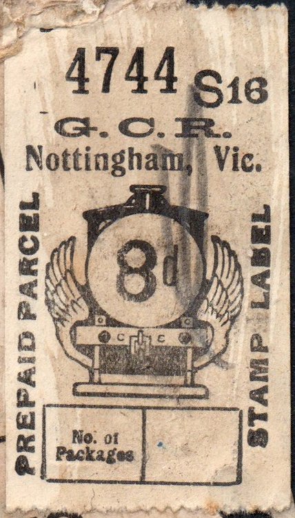 Great Central Railway Parcel Post Locomotive 8d