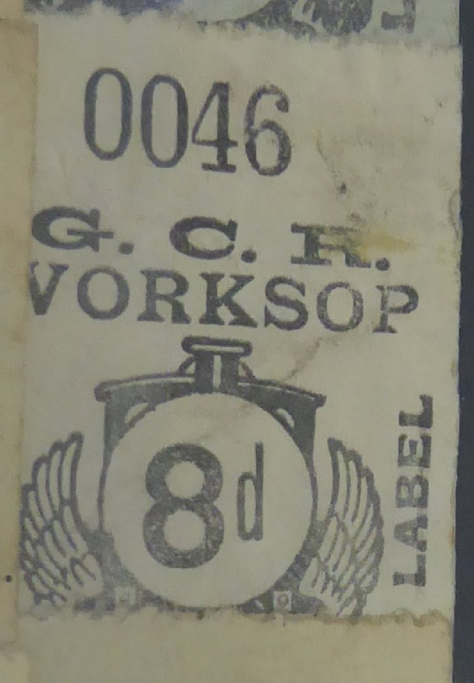 Great Central Railway Parcel Post Locomotive 8d