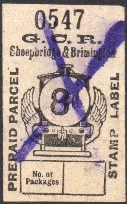 Great Central Railway Parcel Post Locomotive 8d