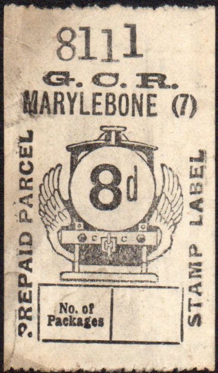 Great Central Railway Parcel Post Locomotive 8d