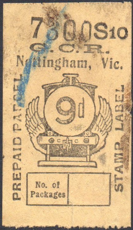 Great Central Railway Parcel Post Locomotive 9d