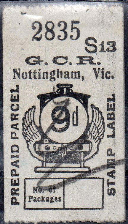 Great Central Railway Parcel Post Locomotive 9d