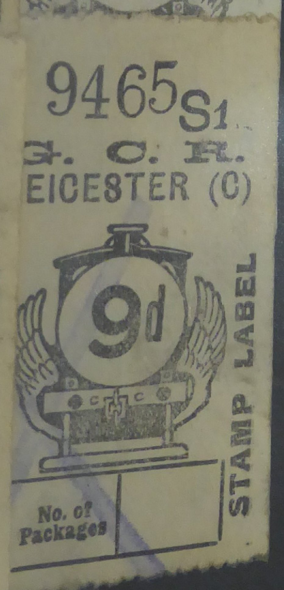 Great Central Railway Parcel Post Locomotive 9d