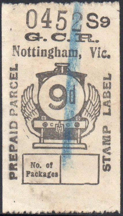 Great Central Railway Parcel Post Locomotive 9d