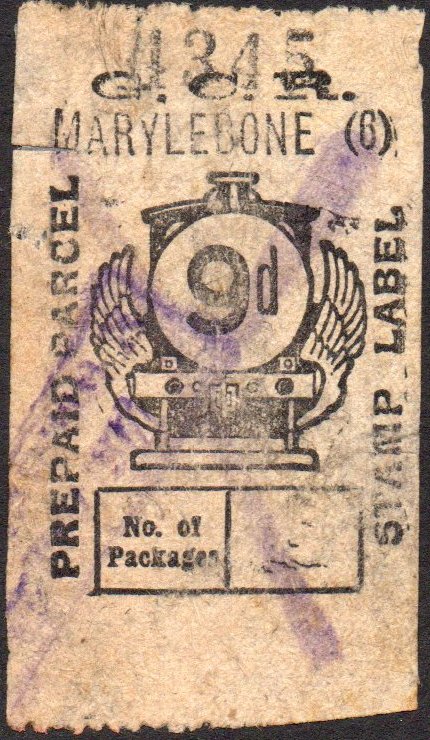 Great Central Railway Parcel Post Locomotive 9d