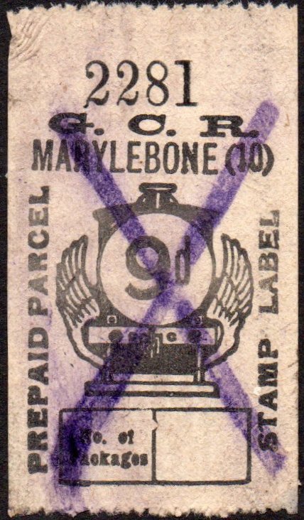 Great Central Railway Parcel Post Locomotive 9d