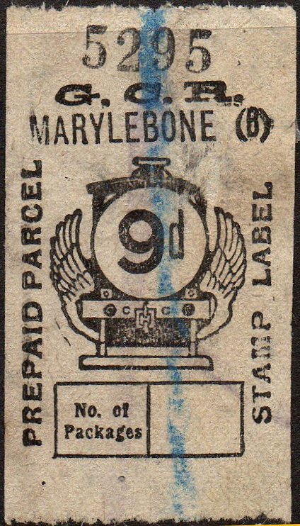 Great Central Railway Parcel Post Locomotive 9d