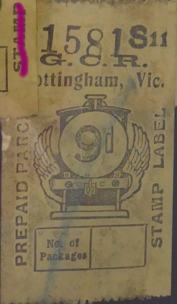 Great Central Railway Parcel Post Locomotive 9d