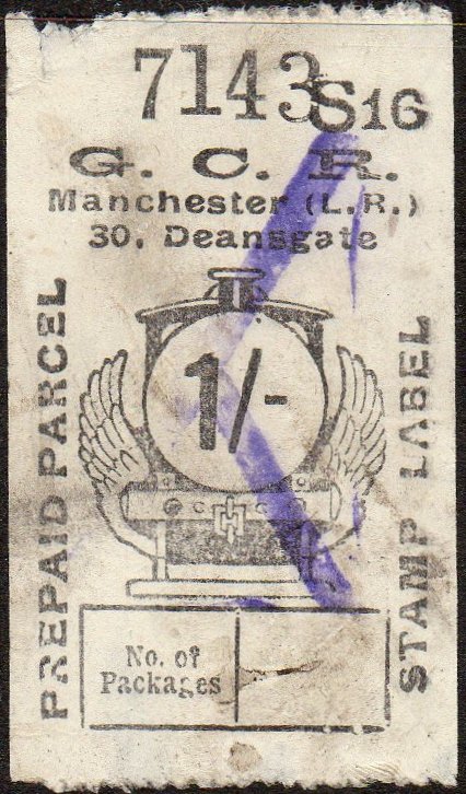 Great Central Railway Parcel Post Locomotive 1/-