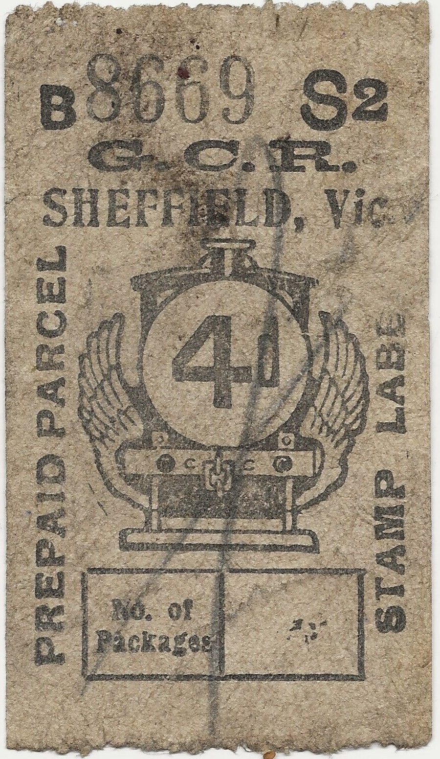 Great Central Railway Parcel Post Locomotive 4d