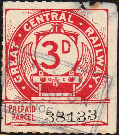 Great Central Railway Parcel Post Locomotive 1st Issue 3d