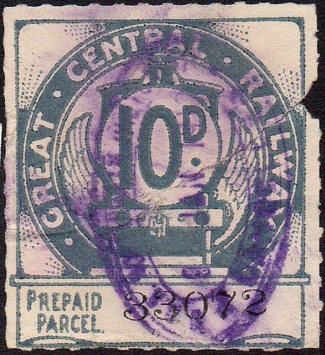 Great Central Railway Parcel Post Locomotive 1st Issue 10d