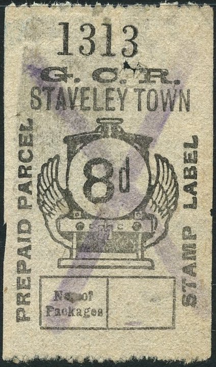 Great Central Railway Parcel Post Locomotive 8d