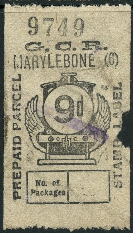 Great Central Railway Parcel Post Locomotive 9d