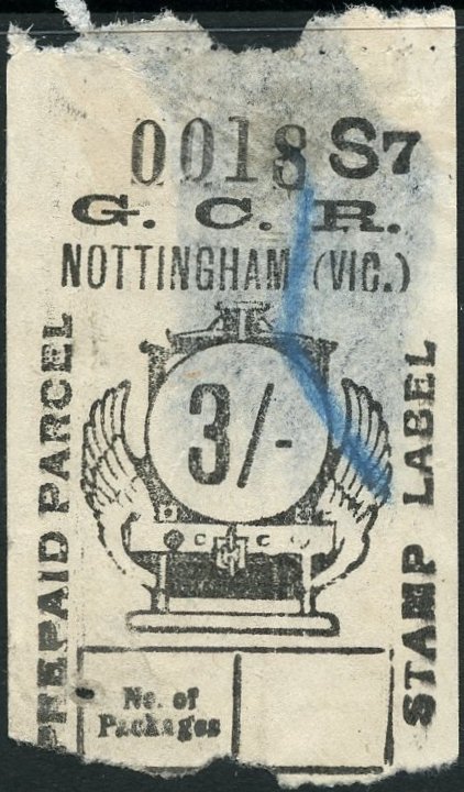 Great Central Railway Parcel Post Locomotive 3/-