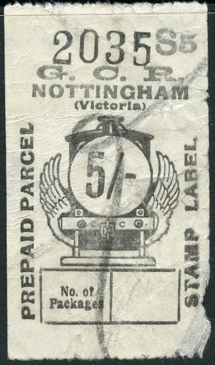 Great Central Railway Parcel Post Locomotive 5/-