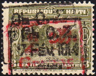 timbres-poste stamps Haiti American Occupation Rule 1919/20