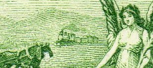 timbres-poste stamps Haiti American Occupation Rule Agriculture Steam Train 1920