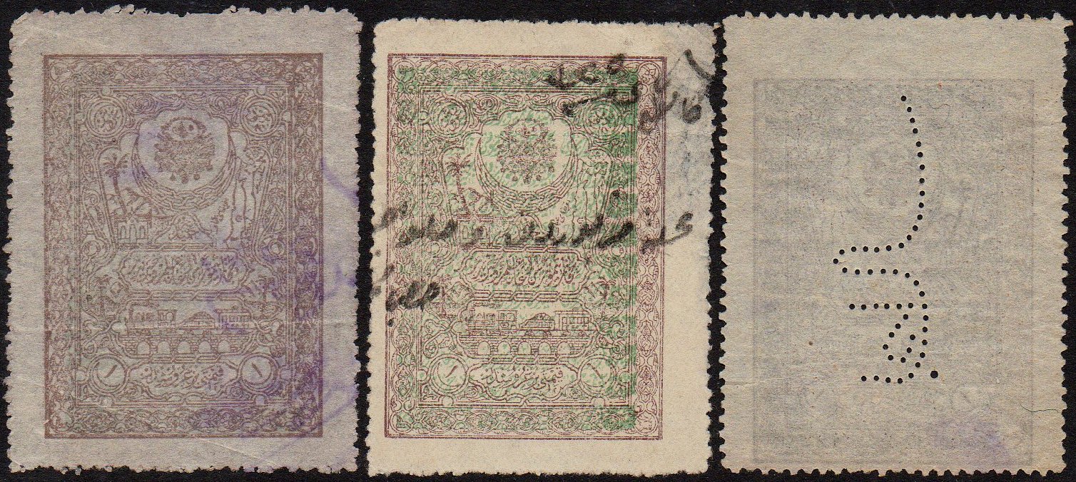 Turkey Hejaz Railway 1905 Steam Train on Bridge & Railway Map Issue