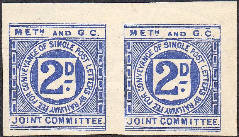 Railway Letter Stamps Metropolitan & Great Central Joint Committee