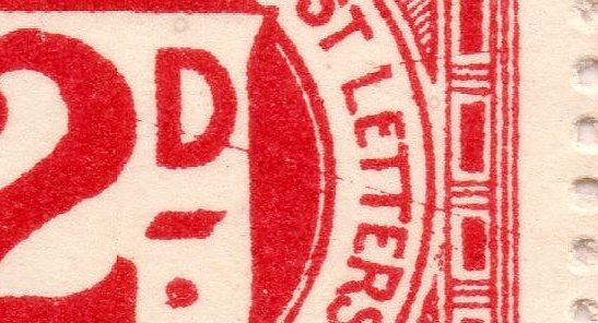 Railway Letter Stamps Metropolitan Railway 19th Issue Plate Flaw - Scratched Plate