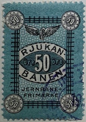 Frimerker stamps Norway Rjukanbanen Railway Parcel Stamps timbres-poste Briefmarken