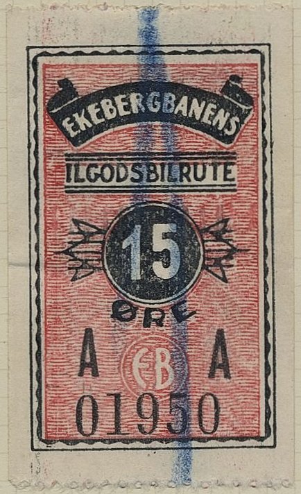 Frimerker stamps Ekebergbanen timbres-poste Briefmarken 