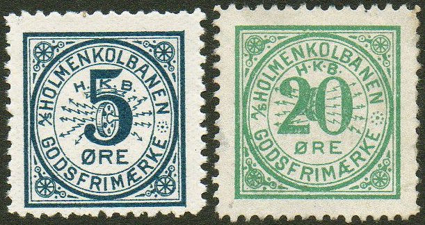 Frimerker stamps Holmenkolbanen timbres-poste Briefmarken