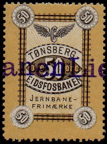 Frimerker stamps Norwegian Railway Stamps Lierbanen timbres-poste Briefmarken 