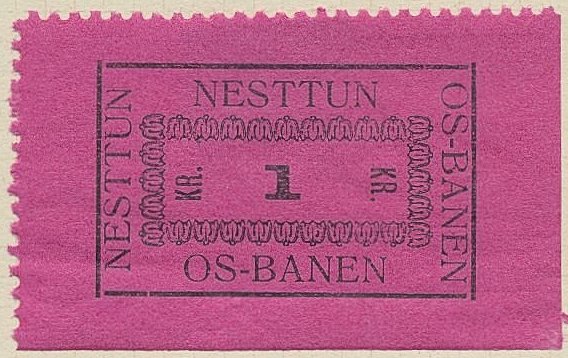 Frimerker stamps Norwegian Railway Stamps Nestus-Os  timbres-poste Briefmarken 