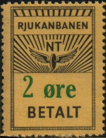 Frimerker stamps Norway Rjukanbanen Railway Parcel Stamps timbres-poste Briefmarken