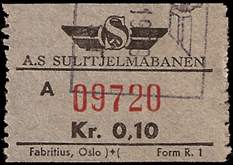 Frimerker stamps Norway Sulitjelmabanen Railway Parcel Stamps timbres-poste Briefmarken