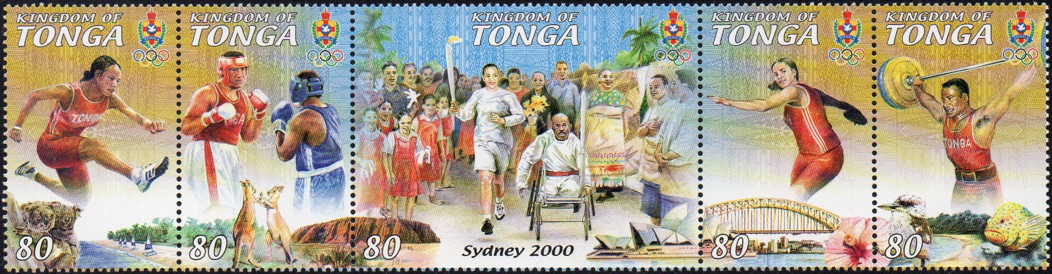 Sydney Harbour Bridge stamps Solomon Islands