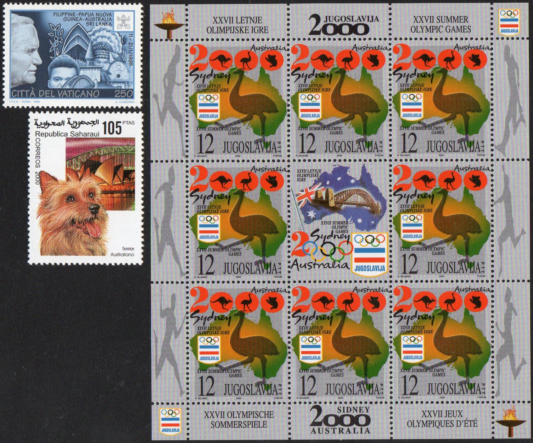 Sydney Harbour Bridge stamps Solomon Islands