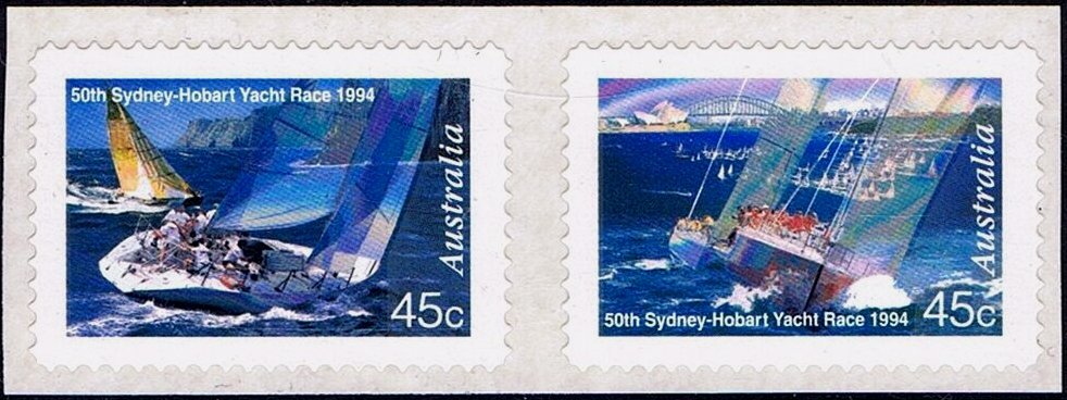 Australia 1992 stamp issue Yachts and Sydney Harbour Bridge
