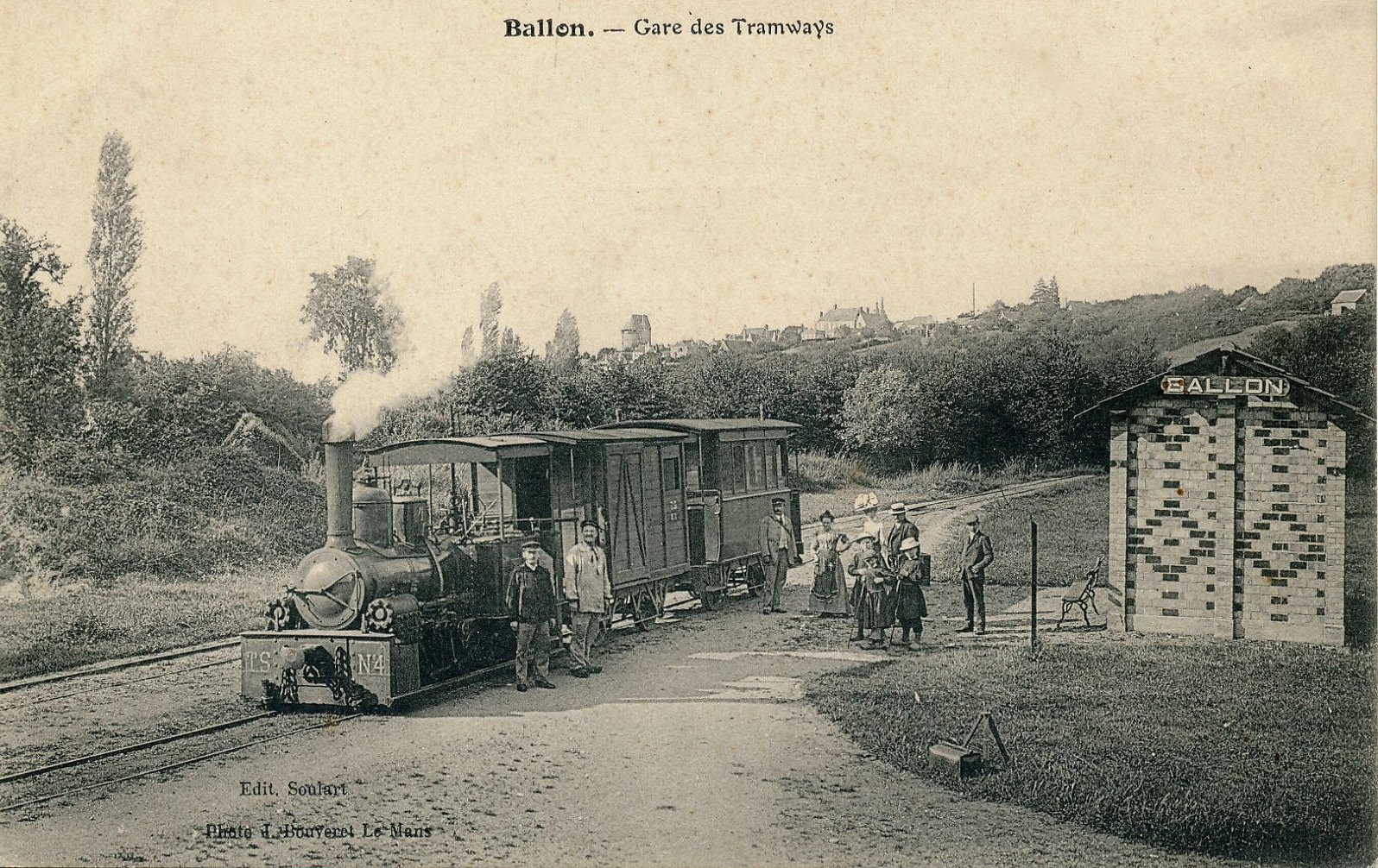 Tramways de la Sarthe : Gare de Ballon
