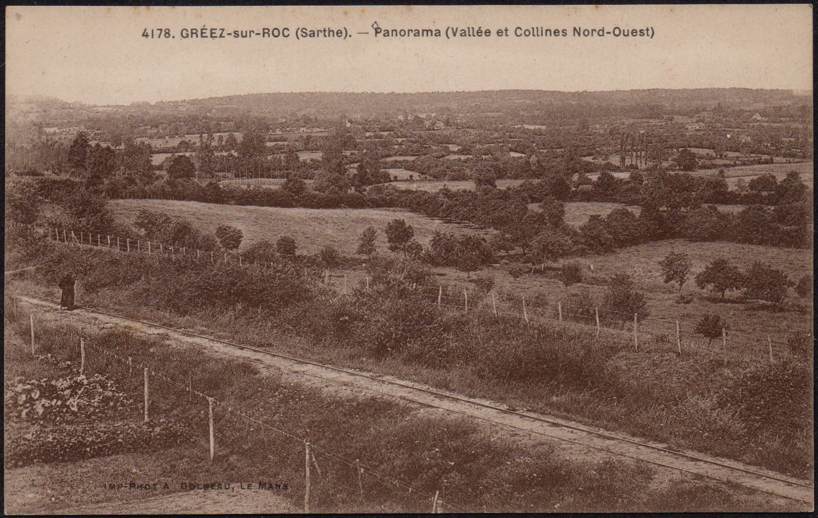 Tramways de la Sarthe : Gréez-sur-Roc, between La Ferté-Bernard & Montmirail