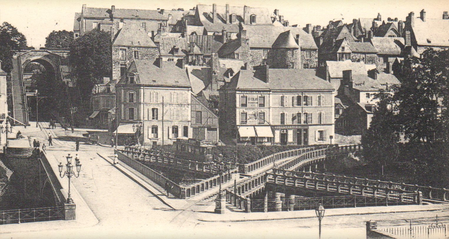 Le Mans Pont en X - Tramways de la Sarthe et de la Ville