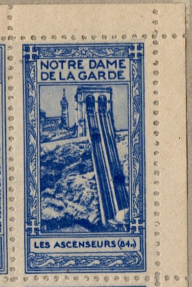 France Marseille vignettes Basilica 'Notre Dame de la Garde' cinderella : The Lifts 