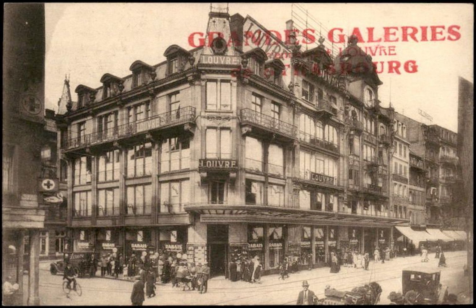 France / Germany : Strasbourg Strassburg in Elsass : Les Grandes Galeries 'Louvre'